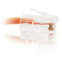 Orange Cat5e Patch Cable RJ-45 Male To 2.13 M Network 24509