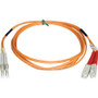 Tripp Lite Duplex Fibre Channel Patch Cable - LC Male - SC Male - 3m - Orange (Fleet Network)