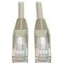 Tripp Lite Cat5e Patch Cable - 14ft - 1 x RJ-45 Male - 1 x RJ-45 Male - Gray (Fleet Network)