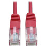 Tripp Lite Cat5e Patch Cable - 5ft - 1 x RJ-45 Male - 1 x RJ-45 Male - Red (Fleet Network)