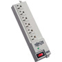 Tripp Lite Surge Protector Power Strip 120V RT Angle 6 Outlet 6' Cord 540 Joule - Receptacles: 6 x NEMA 5-15R - 540J - Receptacles: 6 (Fleet Network)