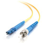 C2G Fiber Optic Simplex Patch Cable - 16.4 ft Fiber Optic Network Cable - First End: 1 x LC - Male - Second End: 1 x ST - Male - Patch (Fleet Network)