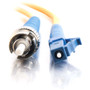 C2G Fiber Optic Simplex Patch Cable - 16.4 ft (5 m) Fiber Optic Network Cable - First End: 1 x LC - Male - Second End: 1 x ST - Male - (37116)