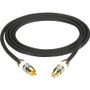 Black Box Deluxe Audio Cable - 50 ft (15.24 m) RCA Audio Cable for TV, VCR, Satellite TV, Home Theater System - First End: 1 x RCA - - (Fleet Network)