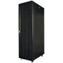Rack Solutions Server Rack Cabinet - For Server - 22U Rack Height x 19" (482.60 mm) Rack Width - 4 Post - Black - Steel - 2000 lb g) (Fleet Network)