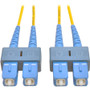 Tripp Lite Fiber Optic Duplex Patch Cable - SC Male - SC Male - 30m - Yellow (Fleet Network)