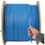 Tripp Lite series Cat5e 350 MHz Bulk Solid-Core PVC Cable, Blue, 1000 ft., TAA - 1000 ft (304.80 m) Category 5e Network Cable for - - (N022-01K-BL)