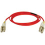Tripp Lite Fiber Optic Duplex Patch Cable - LC Male - LC Male - 15m - Red (Fleet Network)