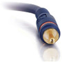 Velocity Digital Audio Coax Interconnect Cable 12 Ft RCA Male To Blue Low Loss Signal Path Second First End X 29116