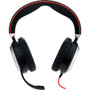 Jabra EVOLVE 80 Headset - Stereo - Mini-phone - Wired - Over-the-head - Binaural - Circumaural - Noise Cancelling Microphone (Fleet Network)