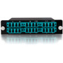 C2G Q-Series Quiktron 24-Port MTP-LC Network Patch Panel - 24 x MTP - 24 Port(s) - 24 x RJ-11 - 24 x MT Port(s) - Black (39136)