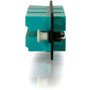 C2G Q-Series 24-Strand, LC Quad, PB Insert, MM, Aqua LC Adapter Panel - 24 x LC - 24 Port(s) - 24 x RJ-11 - 24 x (31117)