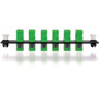 C2G Q-Series 31111 Quiktron Multimedia Fiber Optic Patch Panel - 6 x SC - 6 Port(s) - 6 x RJ-11 - 6 x - Beige (31111)