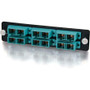 C2G Q-Series 31103 12-Port Duplex Fiber Optic Patch Panel - 12 x SC - 12 Port(s) - 12 x RJ-11 - 12 x (Fleet Network)