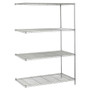 Safco 5295GR Add-On Kit - 48" (1219.20 mm) Width x 24" (609.60 mm) Depth x 72" (1828.80 mm) Height - 4 x Shelf(ves) - 3200 lb g) Load (Fleet Network)