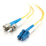 C2G Fiber Optic Duplex Patch Cable - LSZH - 32.8 ft Fiber Optic Network Cable - First End: 2 x LC - Male - Second End: 2 x ST - Male - (Fleet Network)