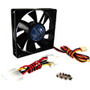Vantec Stealth Case Fan - 2.36" (60 mm) Maximum Fan Diameter - 1 x Fan(s) - 12 CFM (20.39m³/h) Maximum Airflow - 2600 rpm - Dual Ball (Fleet Network)