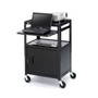 Bretford CA2642NS-E5 Multipurpose Cart with Cabinet - 1 x Shelf(ves) - 43" (1092.20 mm) Height x 24" (609.60 mm) Width x 18" (457.20 - (Fleet Network)