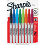 Sharpie Retractable Permanent Markers - Fine Marker Point - Retractable - Assorted Ink - 8 / Set (Fleet Network)