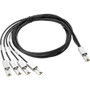 HP 2m Extension mini-SAS To 4X1 mini-SAS Cable - 6.6 ft SAS Data Transfer Cable - First End: 1 x 26-pin SFF-8088 Mini-SAS - Second 1 x (Fleet Network)
