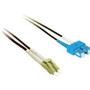 C2G Fiber Optic Patch Cable - 3.3 ft Fiber Optic Network Cable - First End: LC - Male - Second End: SC Network - Male - Patch Cable - (Fleet Network)