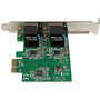 StarTech.com Dual Port Gigabit PCI Express Server Network Adapter Card - PCIe NIC - Add dual Gigabit Ethernet ports to a client server (ST1000SPEXD4)