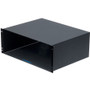Rack Solutions 4U Rackmount Box - 4U Rack Height - Rack-mountable - Black Powder Coat - 100 lb (45359.24 g) Maximum Weight Capacity (Fleet Network)