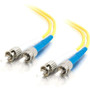 C2G Fiber Optic Duplex Cable - 19.7 ft Fiber Optic Network Cable - First End: 2 x ST Network - Second End: 2 x ST Network - Patch - - (Fleet Network)