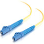 C2G Fiber Optic Simplex Patch Cable - 98.4 ft Fiber Optic Network Cable - First End: 1 x LC Network - Male - Second End: 1 x LC - Male (Fleet Network)