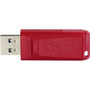 Verbatim 128GB Store 'n' Go USB Flash Drive - Red - 128 GB - USB - Red - Lifetime Warranty (98525)