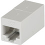 Black Box Cat.6 Unshielded Straight-Pin Coupler - White, 10-Pack - 1 x RJ-45 Network Female - 1 x RJ-45 Network Female - White - 10 (Fleet Network)