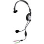 Andrea NC-181VM Headset - Mono - Mini-phone (3.5mm) - Wired - 32 Ohm - 50 Hz to 20 kHz - Over-the-head - Monaural - Semi-open - 8 ft (Fleet Network)