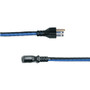Middle Atlantic Signal-Safe Standard Power Cord - Blue - 2 ft (0.61 m) Cord Length - 4 (Fleet Network)