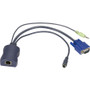 Black Box Server Access Module - VGA, Sun with Audio - 164 ft (PS/2)/Mini-phone/RJ-45/VGA KVM Cable for KVM Switch - First End: 1 x - (Fleet Network)