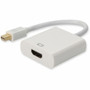 AddOn_5_pack_of_8in_Mini-DisplayPort_Male_to_HDMI_Female_White_Adapter_Cable_-_79_HDMIMini_DisplayPort_AV_Cable_for_Desktop_Device_MDISPLAYPORT2HDMIW-5PK