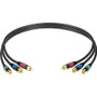 Black Box Component Video Cable - 50 ft Component Video Cable for Video Device, TV, Plasma, DVD, VCR - First End: 3 x Component Video (Fleet Network)