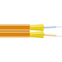 Black Box Fiber Optic Network Cable - 1000 ft (304.80 m) Fiber Optic Network Cable for Wall Outlet, Desktop Computer, Network Device - (Fleet Network)