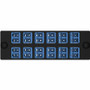 Panduit Optico FAP, OS2, 12 LC Duplex, Blue - 12 x LC - 12 Port(s) - 12 x RJ-11 - 12 x Duplex - Optical Fiber - Blue, Black (Fleet Network)