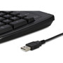 Kensington Pro Fit Washable Keyboard USB 104 Key QWERTY English US Layout Connectivity Interface Computer Cable S K64407US