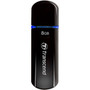 Transcend 8GB JetFlash 600 USB2.0 Flash Drive - 8 GB - USB 2.0 - Black (Fleet Network)
