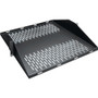 Black Box RMTS08 Vented Center-Weight Rack Shelf - 19" (482.60 mm) Rack Width - Black - Steel - 22.68 kg Maximum Weight Capacity (Fleet Network)