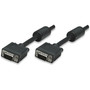 Manhattan VGA Monitor Cable (with Ferrite Cores), 1.8m, Black, Male to Male, HD15, Cable of higher SVGA Specification (fully Shielding (Fleet Network)