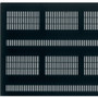 Middle Atlantic Ventilated Rear Door for DRK (Slot Patterns) - Steel - Black (Fleet Network)