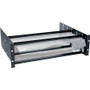 Middle Atlantic OCAP3 Clamping Rack Shelf - 3U Rack Height x 19" (482.60 mm) Rack Width - Black - Steel - 11.34 kg Maximum Weight (Fleet Network)