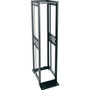 Middle Atlantic R4-series Four Post Open Rack Frame - 38U Rack Height x 19" (482.60 mm) Rack Width - Black - Steel - 1133.98 kg Weight (Fleet Network)