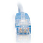 C2G 20 ft Cat5e Molded Solid UTP Unshielded Network Patch Cable - Blue - 20 ft Category 5e Network Cable for Network Device, Modem - 1 (Fleet Network)