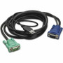APC by Schneider Electric APC Integrated Rack LCD/KVM USB Cable - 17ft (5m) - 17 ft (5.18 m) KVM Cable - First End: 1 x USB 2.0 Type A (Fleet Network)