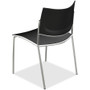 Mayline ESC2B Escalate Stackable Chair - Black Seat - Four-legged Base - 19. 5"W x 21. 5"D x 19"H - 4/Carton