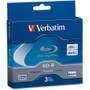 Verbatim BD-R 25GB 6X with Branded Surface - 3pk Jewel Case Box - 120mm (Fleet Network)