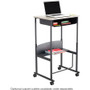 Safco AlphaBetter Desk, 28 x 20 Standard Top, with out Book Box - Beige Rectangle, Laminated Top - 26" (660.40 mm) to 42" (1066.80 mm) (1201BE)